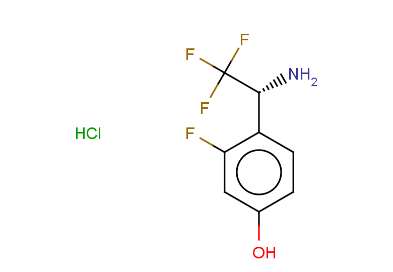 4-[(1R)-1-amino-2,2,2-trifluoroethyl]-3-fluorophenol hydrochloride