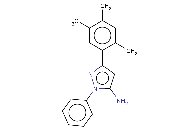 1-phenyl-3-(2,4,5-trimethylphenyl)-1H-pyrazol-5-amine