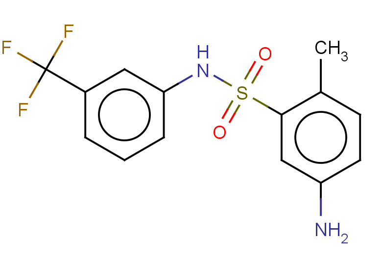 5-amino-2-methyl-N-[3-(trifluoromethyl)phenyl]benzene-1-sulfonamide