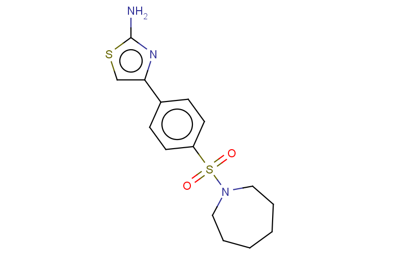 4-[4-(azepane-1-sulfonyl)phenyl]-1,3-thiazol-2-amine