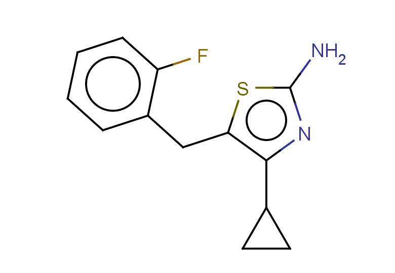 4-cyclopropyl-5-[(2-fluorophenyl)methyl]-1,3-thiazol-2-amine