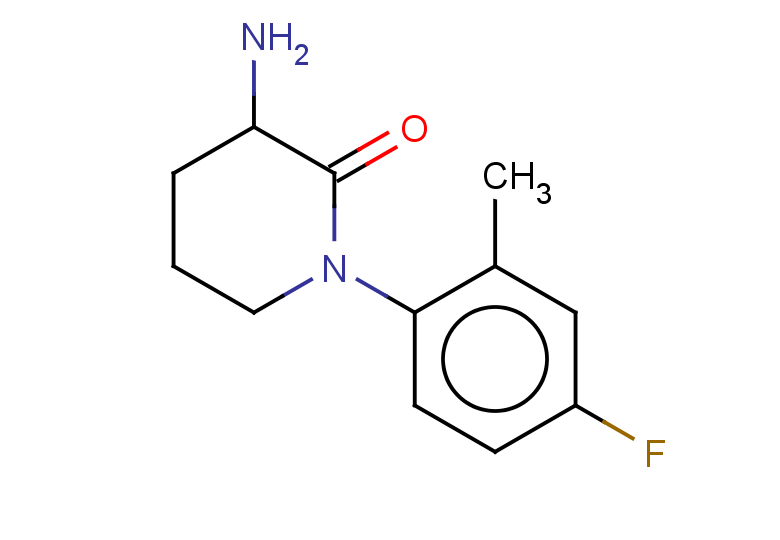 3-amino-1-(4-fluoro-2-methylphenyl)piperidin-2-one