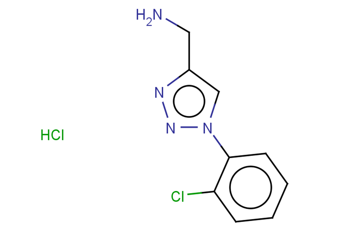 [1-(2-chlorophenyl)-1H-1,2,3-triazol-4-yl]methanamine hydrochloride