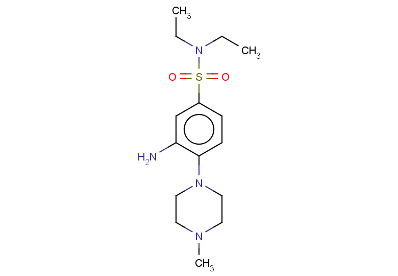3-amino-N,N-diethyl-4-(4-methylpiperazin-1-yl)benzene-1-sulfonamide
