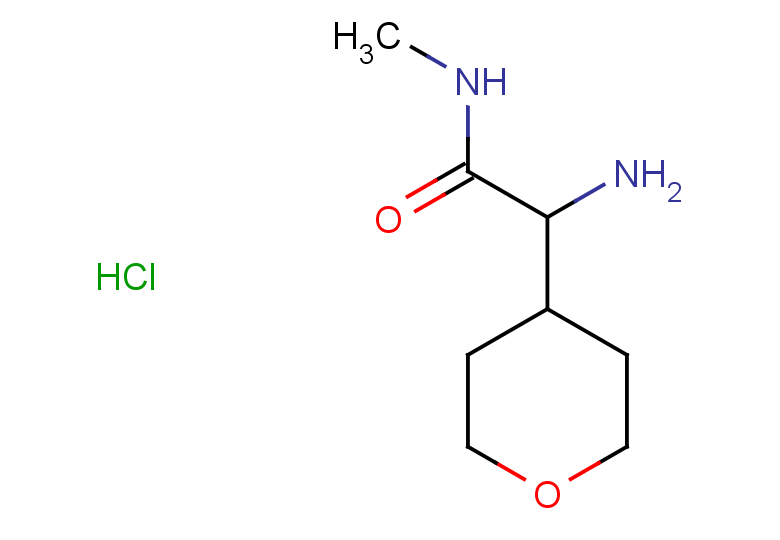 2-amino-N-methyl-2-(oxan-4-yl)acetamide hydrochloride
