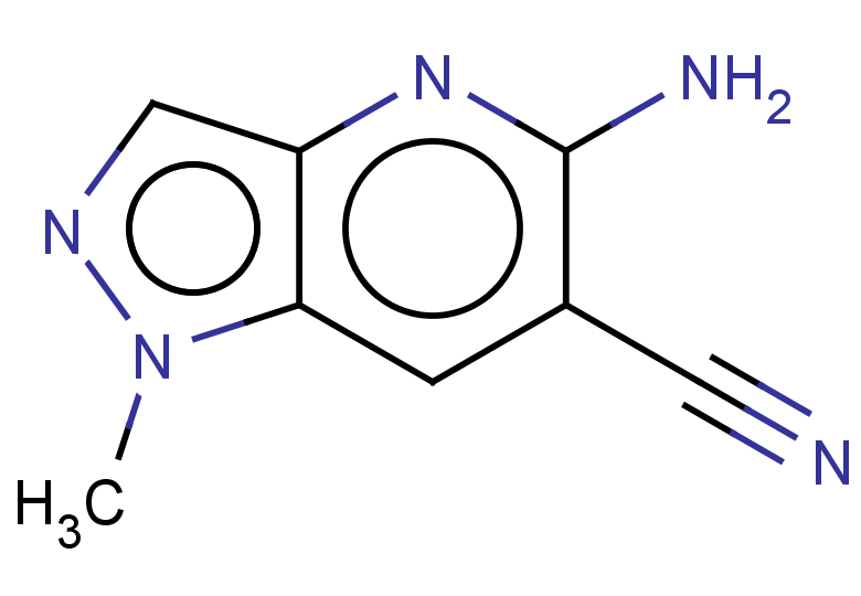 5-amino-1-methyl-1H-pyrazolo[4,3-b]pyridine-6-carbonitrile