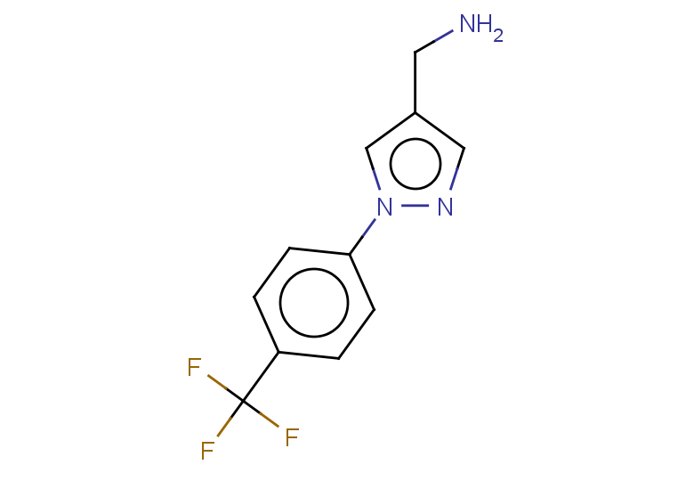 1-{1-[4-(trifluoromethyl)phenyl]-1H-pyrazol-4-yl}methanamine