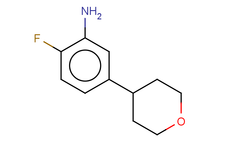 2-fluoro-5-(oxan-4-yl)aniline