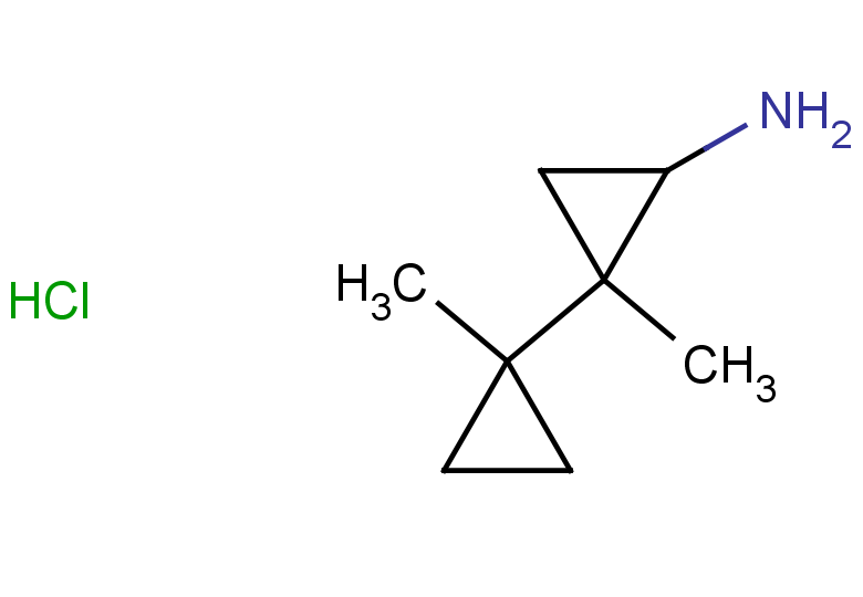 2-methyl-2-(1-methylcyclopropyl)cyclopropan-1-amine hydrochloride
