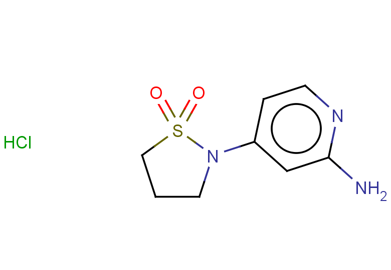2-(2-aminopyridin-4-yl)-1lambda6,2-thiazolidine-1,1-dione hydrochloride