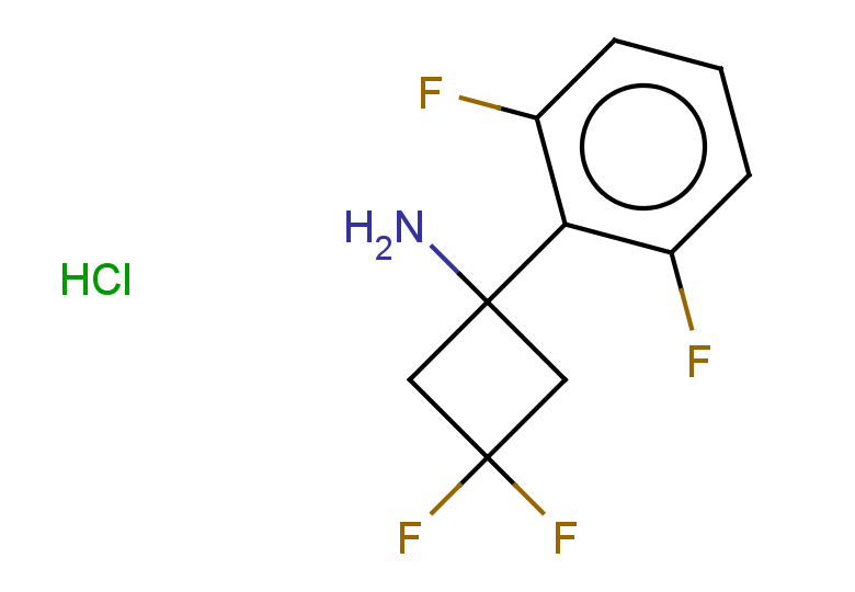 1-(2,6-difluorophenyl)-3,3-difluorocyclobutan-1-amine hydrochloride