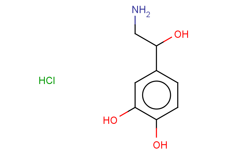 4-(2-amino-1-hydroxyethyl)benzene-1,2-diol hydrochloride