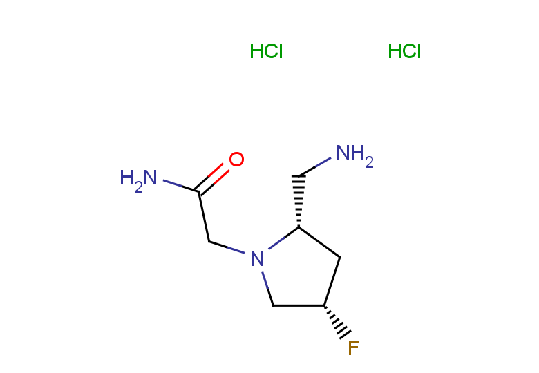 rac-2-[(2R,4R)-2-(aminomethyl)-4-fluoropyrrolidin-1-yl]acetamide dihydrochloride, cis