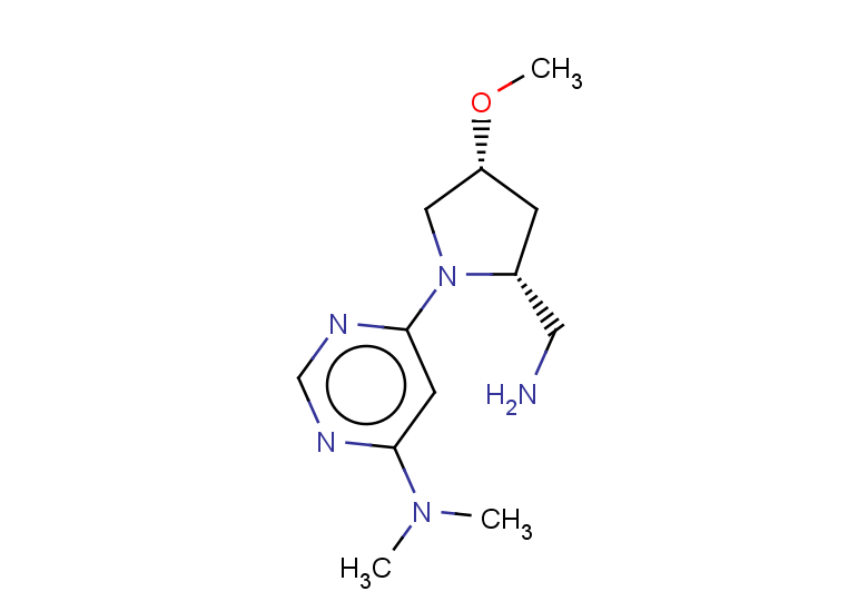 6-[(2R,4R)-2-(aminomethyl)-4-methoxypyrrolidin-1-yl]-N,N-dimethylpyrimidin-4-amine