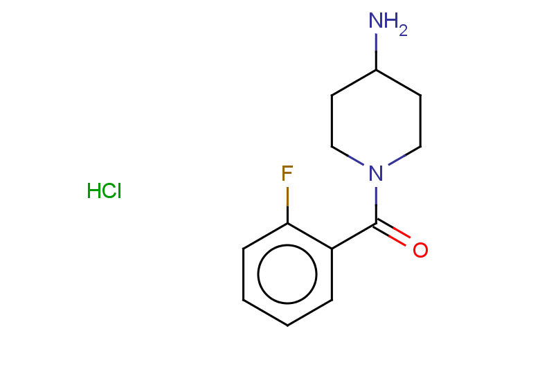 1-(2-fluorobenzoyl)piperidin-4-amine hydrochloride