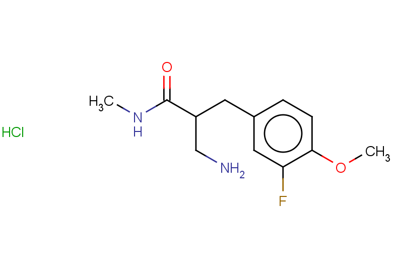 3-amino-2-[(3-fluoro-4-methoxyphenyl)methyl]-N-methylpropanamide hydrochloride