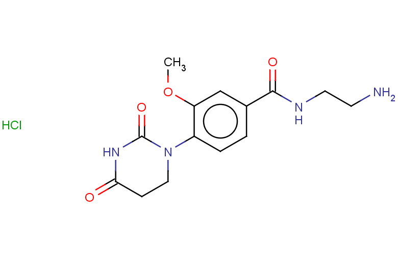 N-(2-aminoethyl)-4-(2,4-dioxo-1,3-diazinan-1-yl)-3-methoxybenzamide hydrochloride