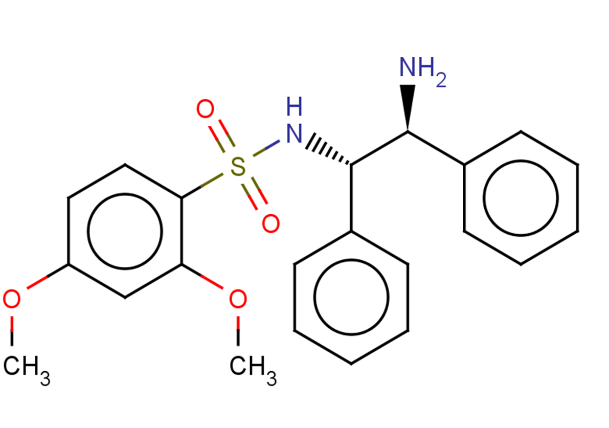 N-[(1S,2S)-2-amino-1,2-diphenylethyl]-2,4-dimethoxybenzene-1-sulfonamide