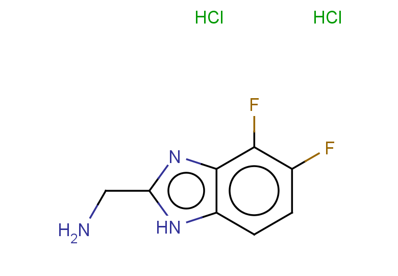 (4,5-difluoro-1H-1,3-benzodiazol-2-yl)methanamine dihydrochloride