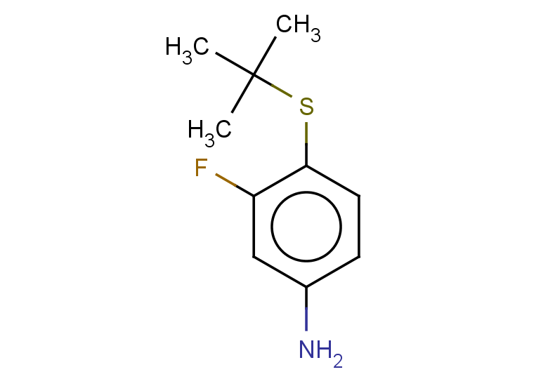 4-(tert-butylsulfanyl)-3-fluoroaniline