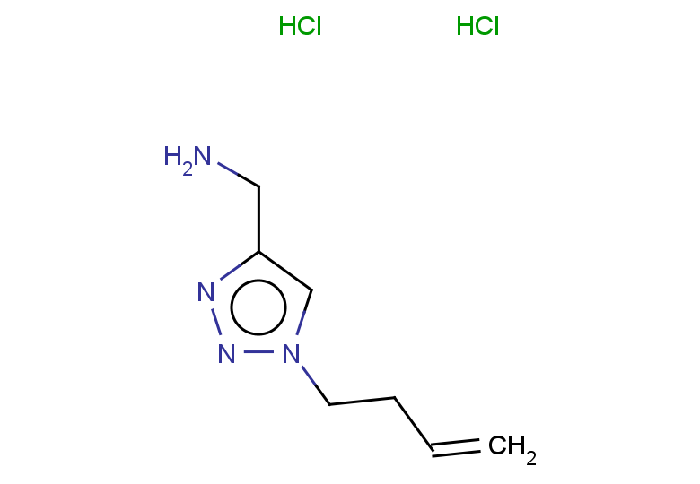 [1-(but-3-en-1-yl)-1H-1,2,3-triazol-4-yl]methanamine dihydrochloride