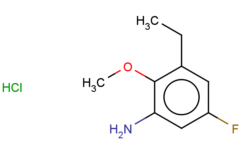 3-ethyl-5-fluoro-2-methoxyaniline hydrochloride