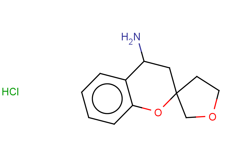 3,4-dihydrospiro[1-benzopyran-2,3'-oxolane]-4-amine hydrochloride, Mixture of diastereomers