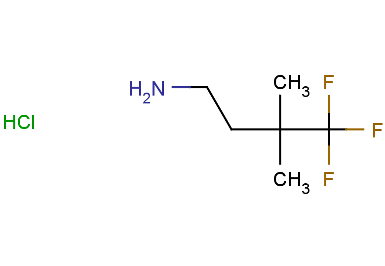 4,4,4-trifluoro-3,3-dimethylbutan-1-amine hydrochloride