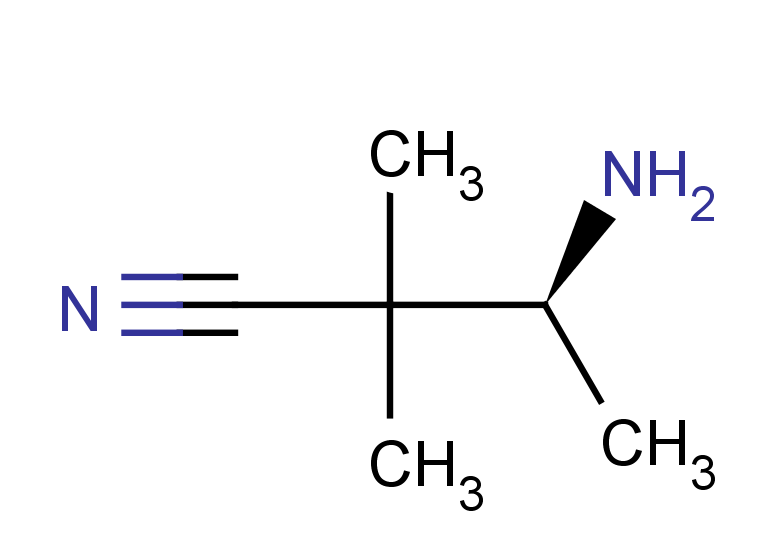 (3S)-3-amino-2,2-dimethylbutanenitrile