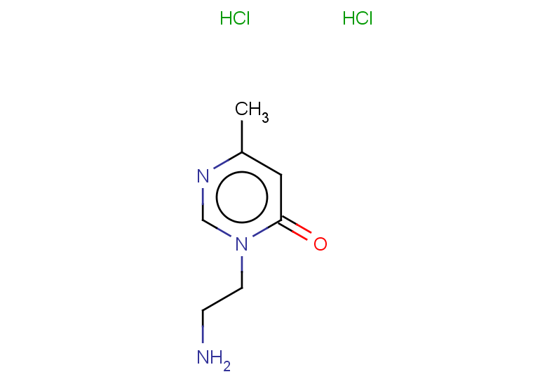 3-(2-aminoethyl)-6-methyl-3,4-dihydropyrimidin-4-one dihydrochloride
