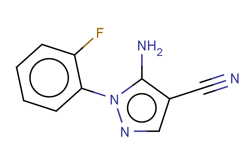 5-amino-1-(2-fluorophenyl)-1H-pyrazole-4-carbonitrile