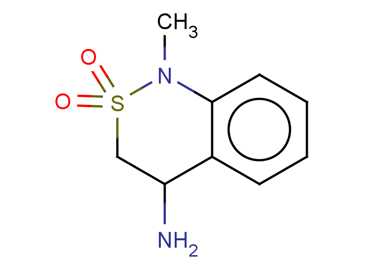 4-amino-1-methyl-3,4-dihydro-1H-2lambda6,1-benzothiazine-2,2-dione