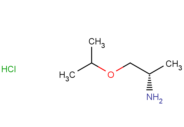 (2S)-1-(propan-2-yloxy)propan-2-amine hydrochloride