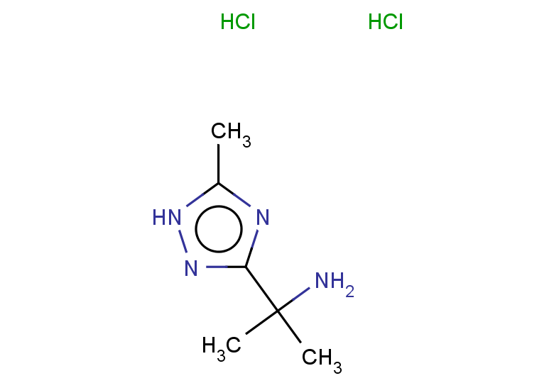 2-(5-methyl-1H-1,2,4-triazol-3-yl)propan-2-amine dihydrochloride