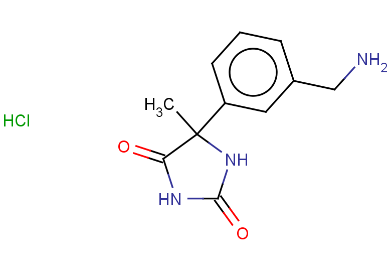 5-[3-(aminomethyl)phenyl]-5-methylimidazolidine-2,4-dione hydrochloride