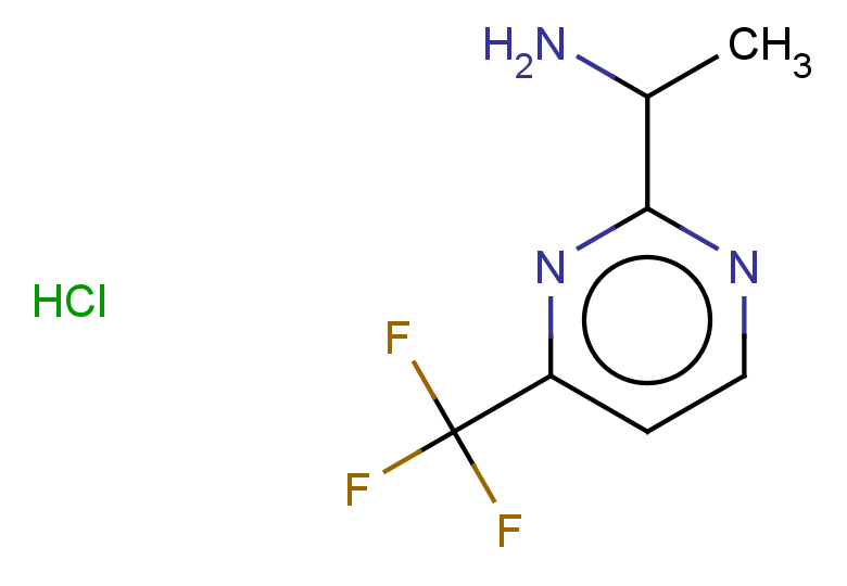 1-[4-(trifluoromethyl)pyrimidin-2-yl]ethan-1-amine hydrochloride