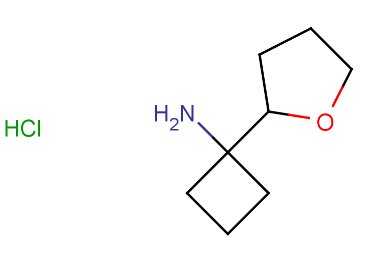 1-(oxolan-2-yl)cyclobutan-1-amine hydrochloride