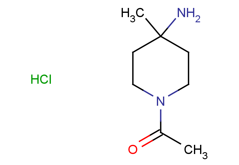1-(4-amino-4-methylpiperidin-1-yl)ethan-1-one hydrochloride