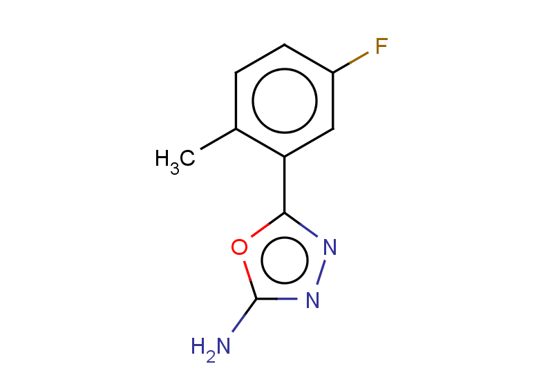 5-(5-fluoro-2-methylphenyl)-1,3,4-oxadiazol-2-amine
