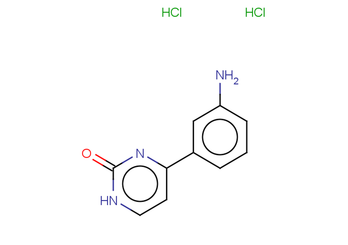 4-(3-aminophenyl)-1,2-dihydropyrimidin-2-one dihydrochloride