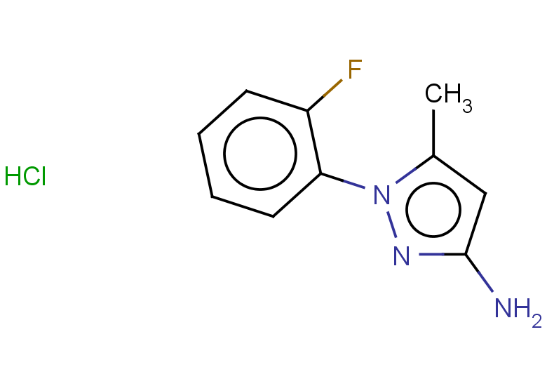 1-(2-fluorophenyl)-5-methyl-1H-pyrazol-3-amine hydrochloride