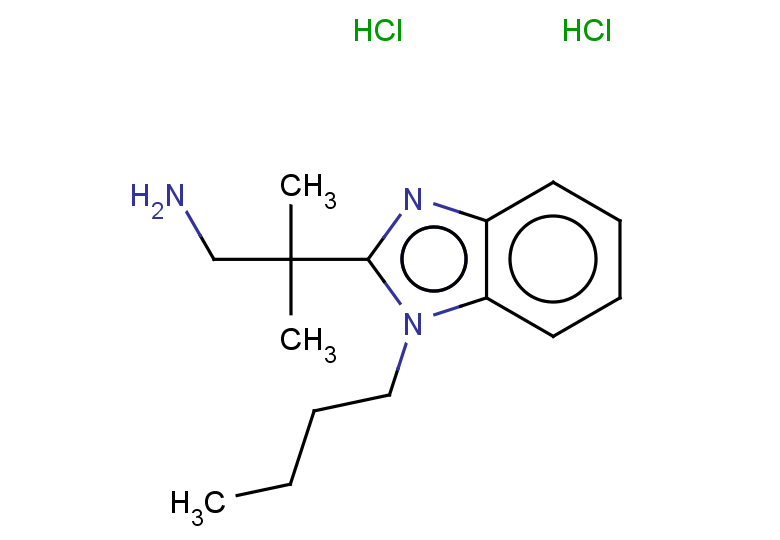 2-(1-butyl-1H-1,3-benzodiazol-2-yl)-2-methylpropan-1-amine dihydrochloride