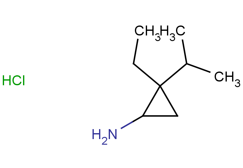 2-ethyl-2-(propan-2-yl)cyclopropan-1-amine hydrochloride