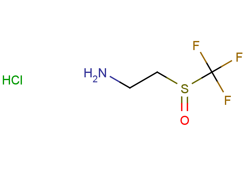 2-trifluoromethanesulfinylethan-1-amine hydrochloride