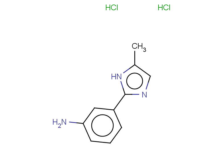 3-(5-methyl-1H-imidazol-2-yl)aniline dihydrochloride