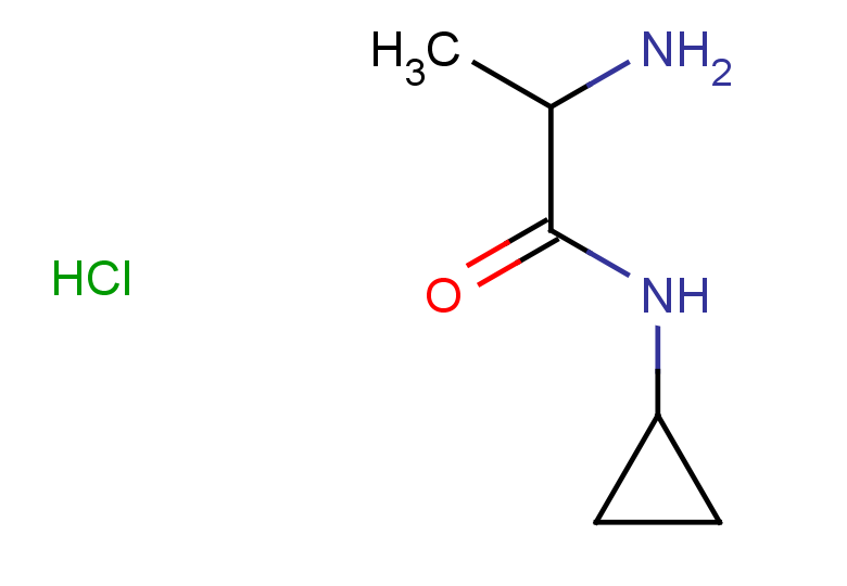 2-amino-N-cyclopropylpropanamide hydrochloride