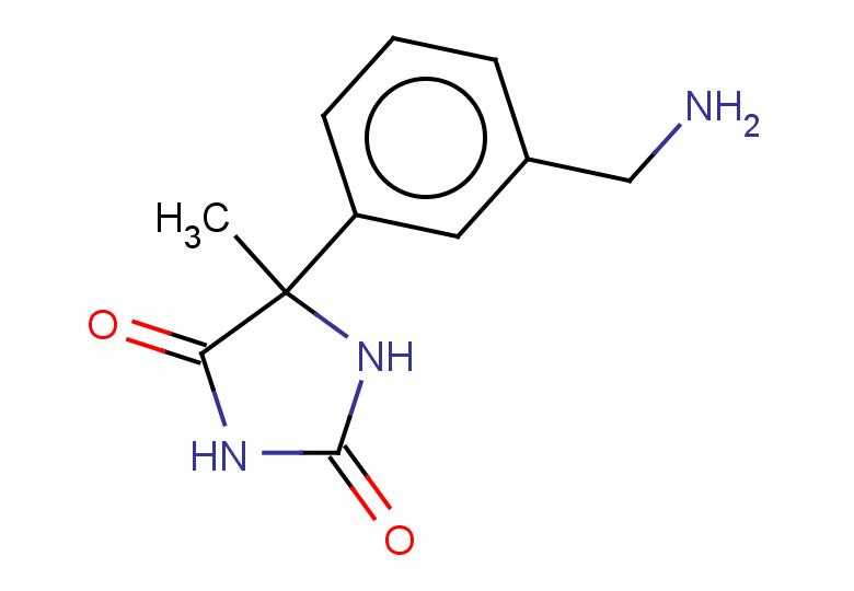 5-[3-(aminomethyl)phenyl]-5-methylimidazolidine-2,4-dione