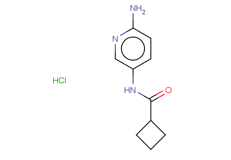 N-(6-aminopyridin-3-yl)cyclobutanecarboxamide hydrochloride
