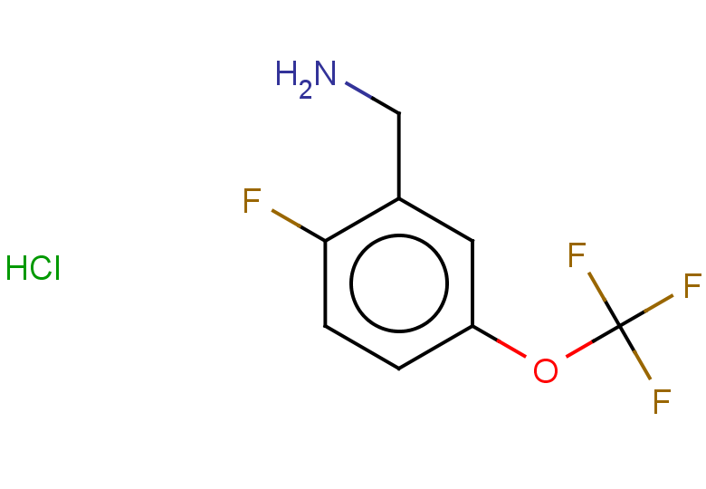 1-[2-fluoro-5-(trifluoromethoxy)phenyl]methanamine hydrochloride