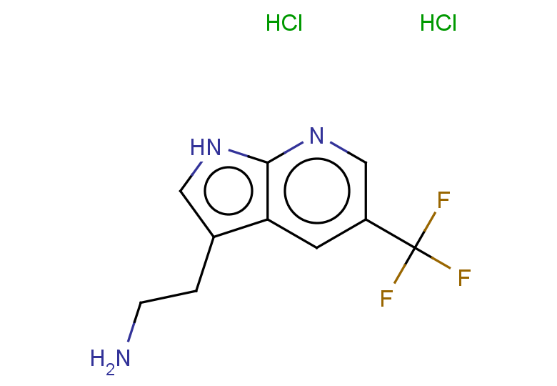 2-[5-(trifluoromethyl)-1H-pyrrolo[2,3-b]pyridin-3-yl]ethan-1-amine dihydrochloride